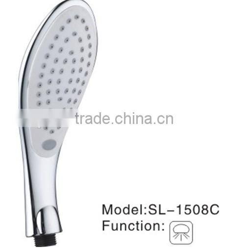 Best Selling Chrome Finish Plastic Waterfall Shower Head Set