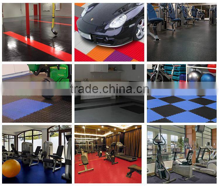 Heavy duty plastic waterproof garage floor mats
