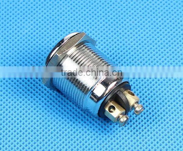 19mm screw terminals momentary metal push button switch