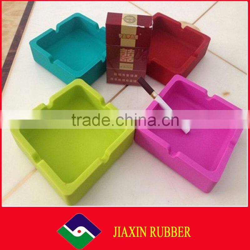 2014 new style oval melamine/silicone/pvc diy ashtray