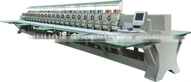 Computerized flat embroidery machine