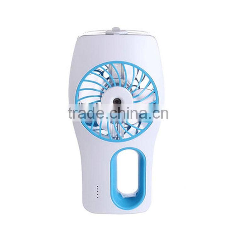 Wholesale custom made handheld USB mini misting fan with personal cooling humidifier, suitable for home office and travel
