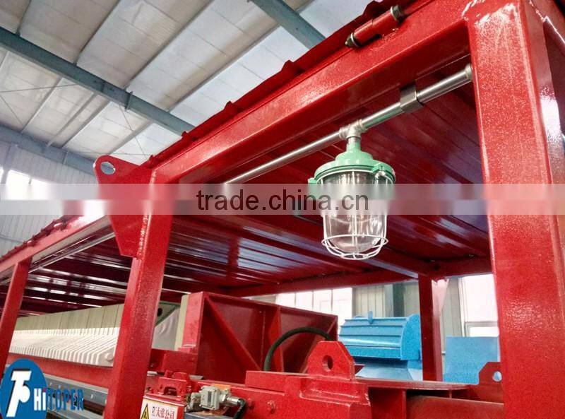 China supplier vacuum filter press in water treatment water filter