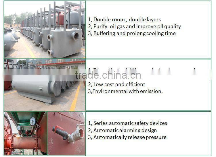Turnkey collect used tires medical waste to oil gas machine