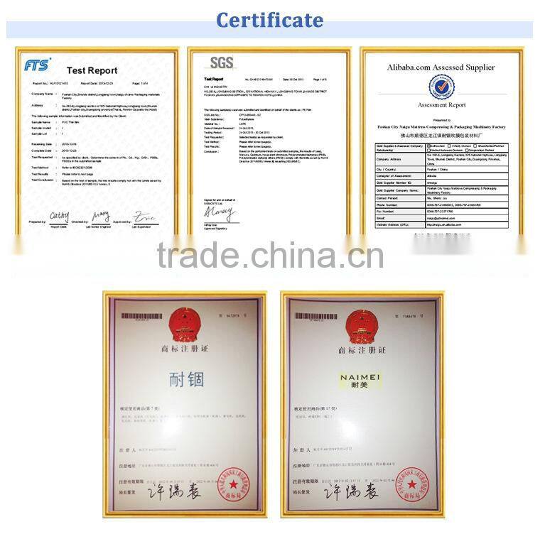 plastic film for book cover best for mattress packing (width:2450mm thickness:120micron)