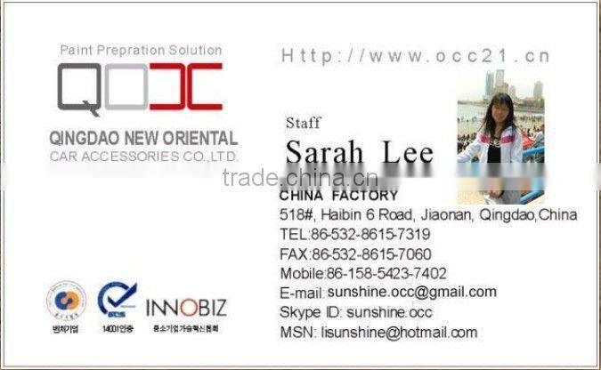 protection HDPE pre-taped masking film with cloth UV resistent tapes