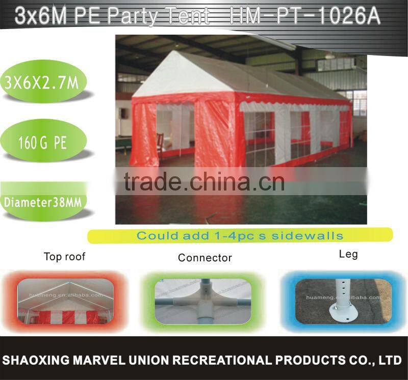 3x6M PE Cheap Party Tent