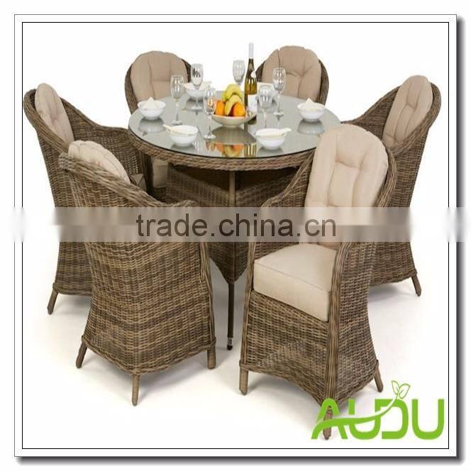 Audu San Francisco Patio Outdoor Garden Rattan Dining Set