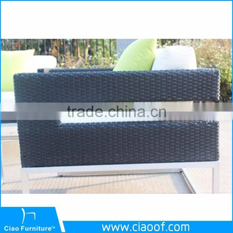Aluminum Material Rattan Wicker Sofa Set Outdoor Furniture
