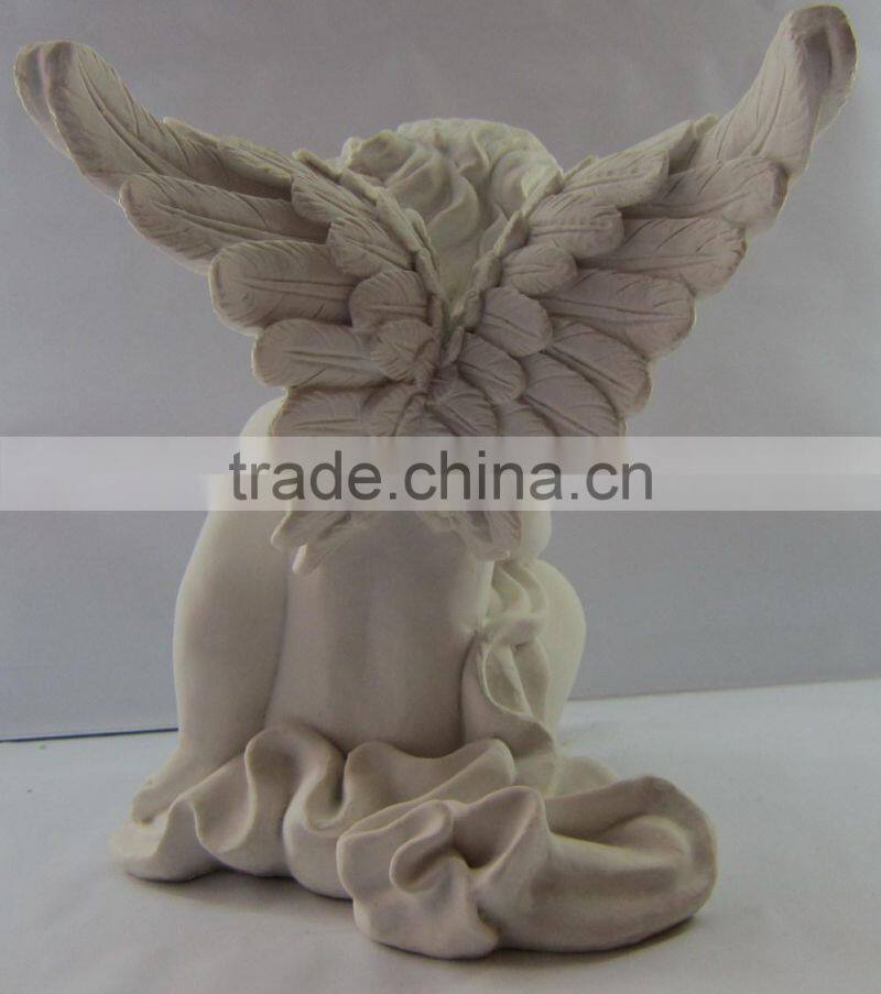 New arrival resin religious little angel statue