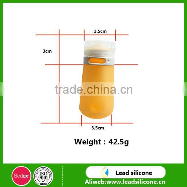 Silicone packing bottle suit portable latex shampoo shower bottles