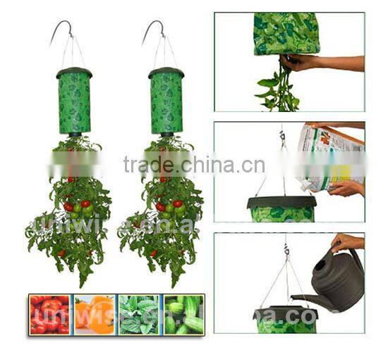Upside Down Tomato/Hot Pepper/Bell Pepper/ Eggplant/Zucchini/Herbs Planter,Hanging Planter