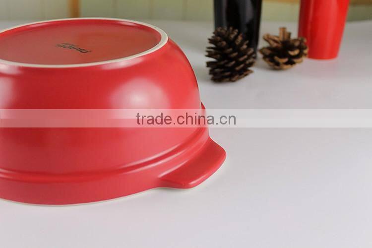 2017 Factory supplies custom ceramic cookware casserole carrier