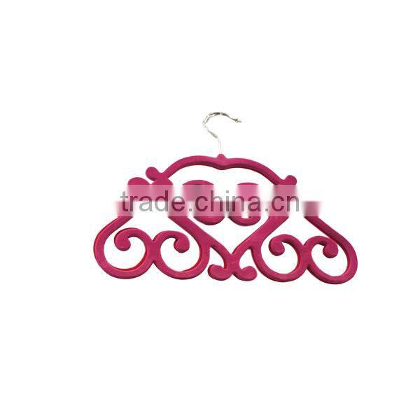 New desigh velvet flocked hanger