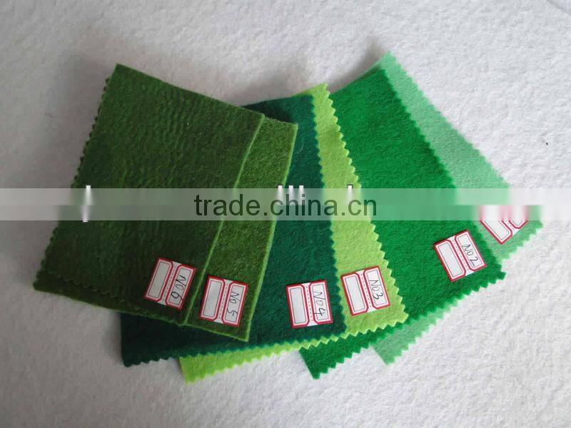 Needle punched 100% polyester felt fabric