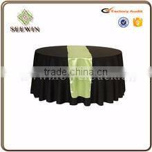 popular soft quilt Satin Table Runner for wedding decoration