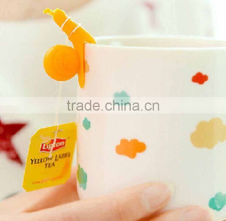 Wholesale 3D Designed FDA /LFGB Food Grade Glass Drink Cup Identifier Silicone Tea Cup Party Glass Marker