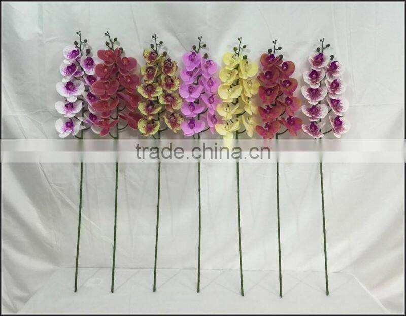 9 flower heads artificial orchid flower