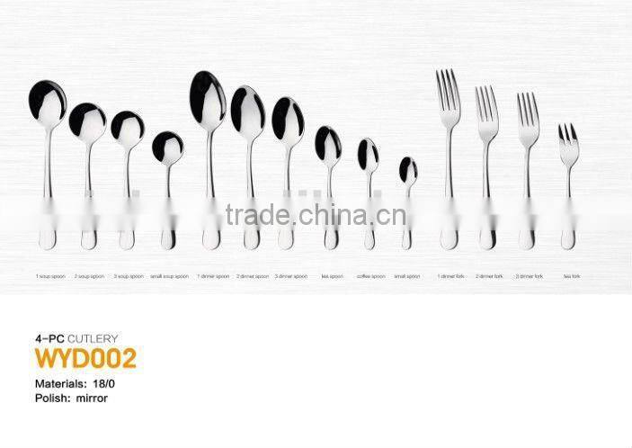 Stainless steel Gold cover knife forks spoon set for cutlery set