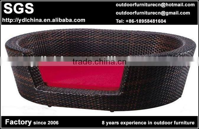 outdoor PE rattan pet furniture