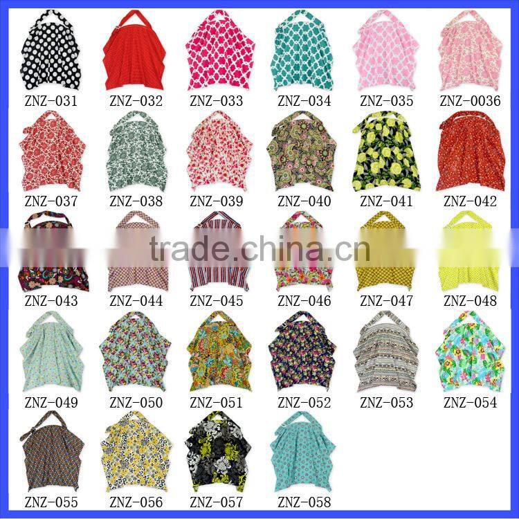 handmade cotton fabric black white polka dot nursing cover