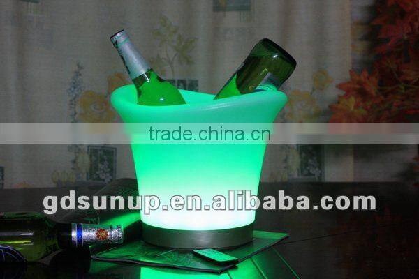 PE Material Rotational Moulding Plastic Modern LED Bar small ice bucket