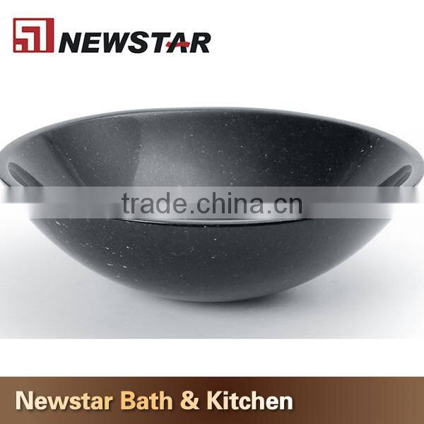 Chinese hot sales square marble counter top wash basin
