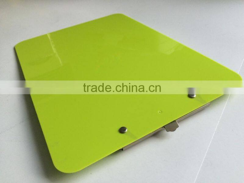 A4 PS green writing clip board