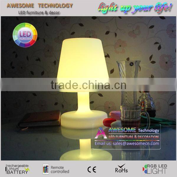 Fashionable led table lamp battery powered