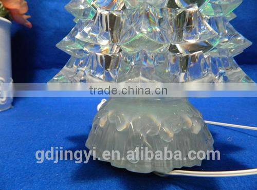 Clear Acrylic led color changing music angel for decoration