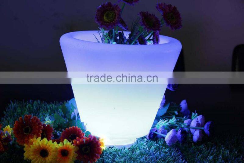innovative fashionable rechargeable led ice Bucket, led flower planters
