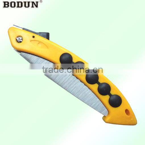 B9001 Yellow plastic handle folding saw&pruning saw&hand saw