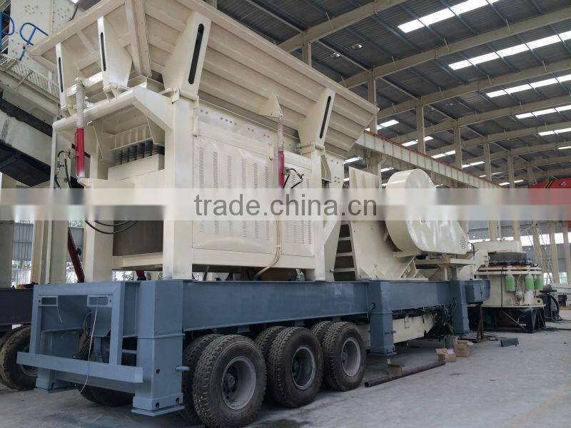 2014 professional mobile crusher station for mining