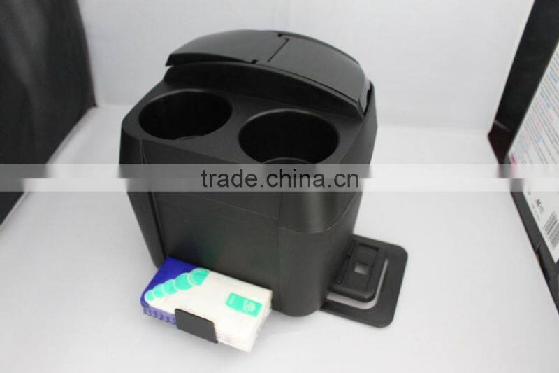Multi-function cheap car garbage can,dustbin,tissue box ,car trash bin