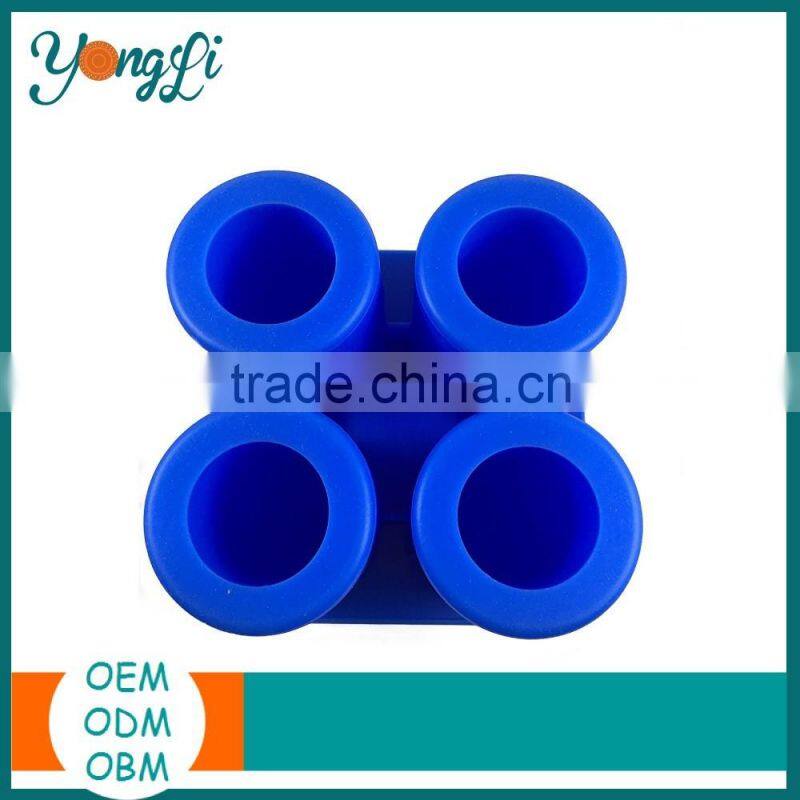 Various Style Silicone Glass Cups Ice Cube Mold for Cola