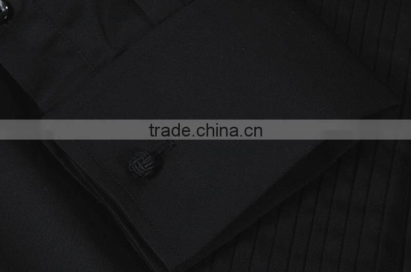 Men's 100% cotton french cuff Guayabera shirt