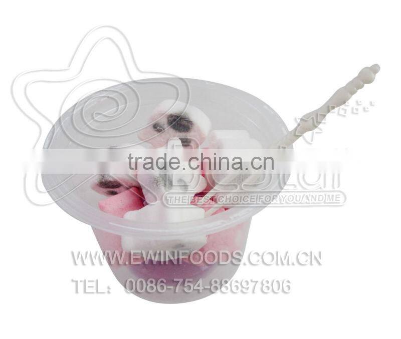 Cute Teddy Bear Marshmallow with Jam