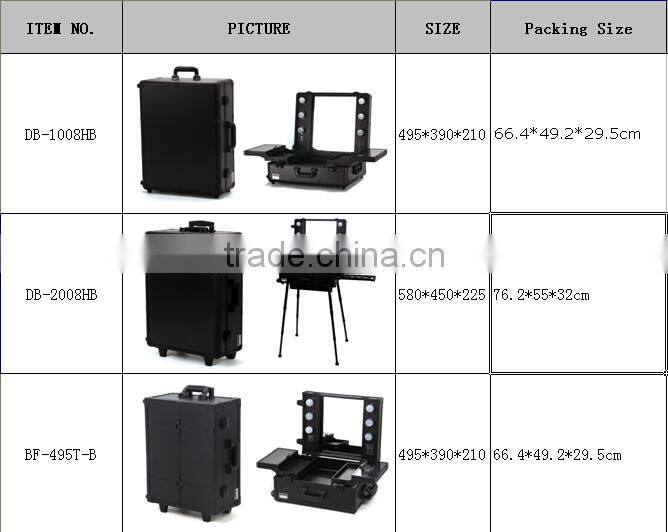 makeup case with lights