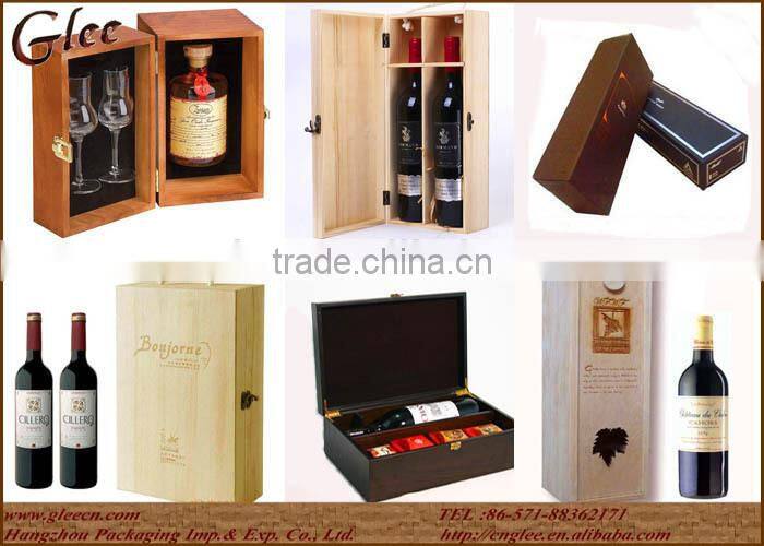 2016 new style customed excellent Card Board Wine Gift Box for Single Glasses