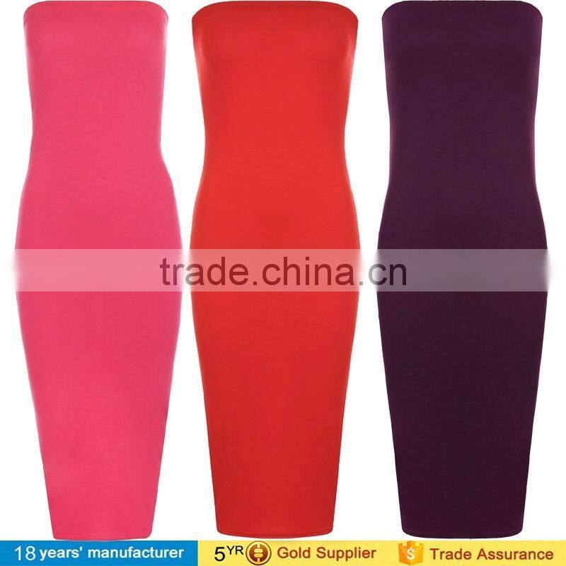 2016 Bandeau Tube Bodycon dresses sexy kim kardashian knee length celebrity dresses