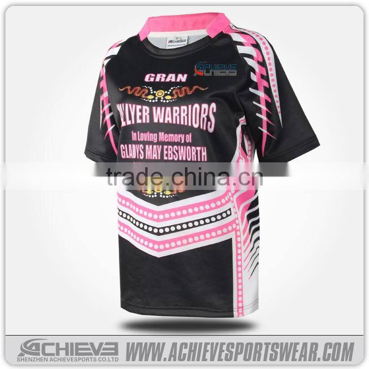 Custom latest rugby league jerseys pattern for men