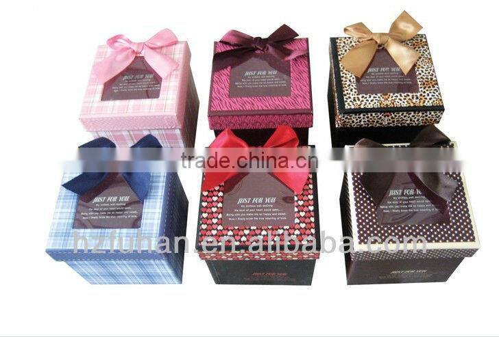 Colourful Pvc printing window paper box for packing jewelry