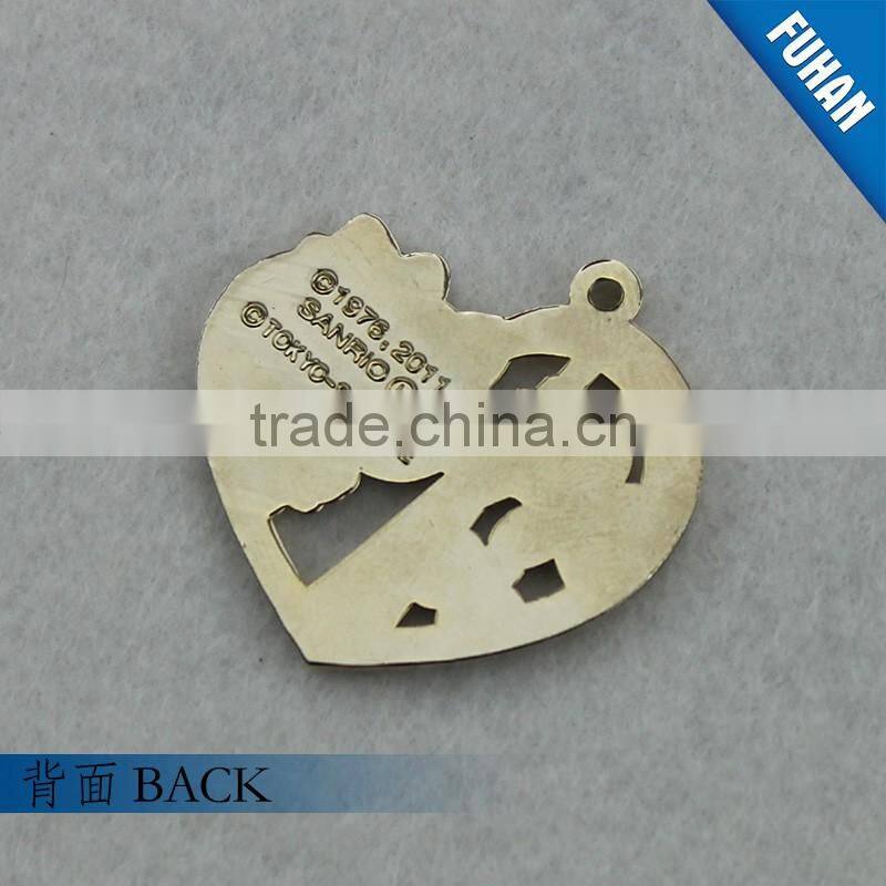 China Supplier Metal Label For Bags, Brand Logo Custom Metal Label