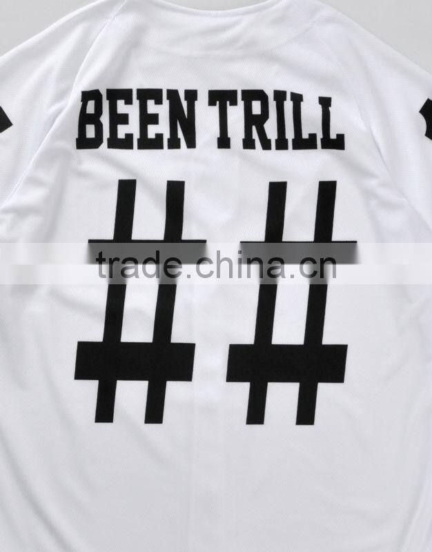 adult custom dry fit baseball jersey moisture wiking uniforms