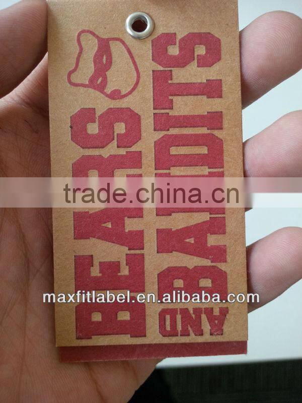 custom high quality colorful jeans hang tags and swing tags