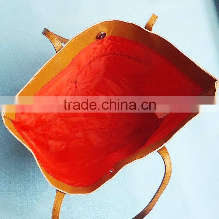 2015 Cheap bag stock Lady PVC Tote Bag overstock Ready to ship 150711m