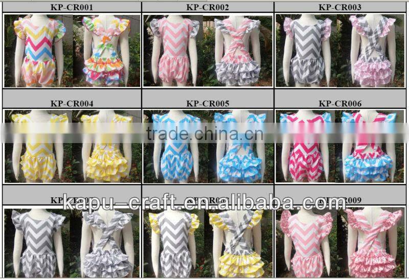 hot sales Chevron rompers for little baby clothes