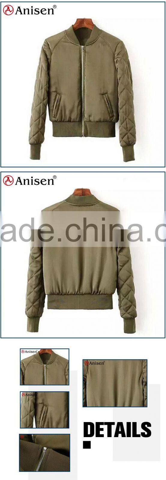 alibaba custom 190 taffeta polyfill bomber men clothing