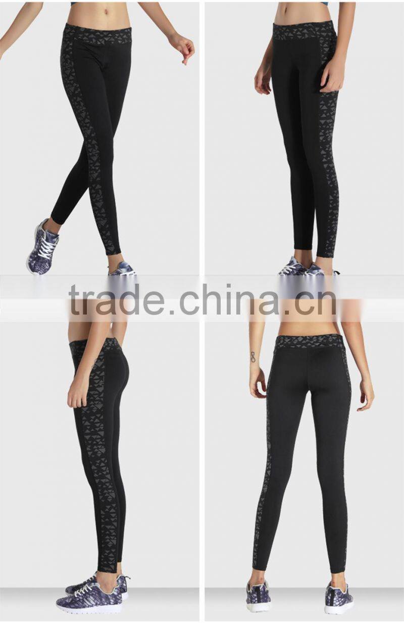 China Supplier Women Fitness Wear Elastic Gym Sports Pants For Yoga