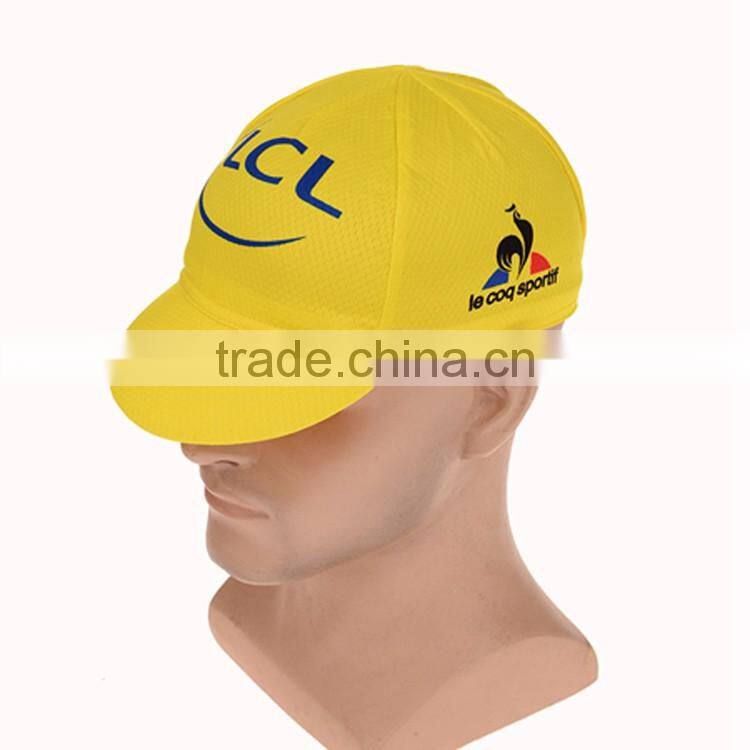 Accept sample order Unisex coolmax mesh dry fit custom cycling cap bicycle hat bike